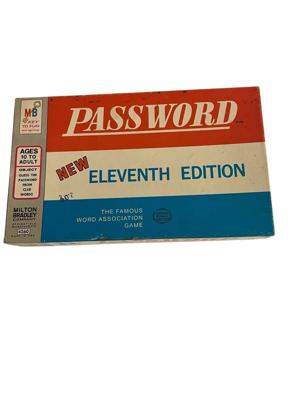 Milton Bradley Password Eleventh Edition Board Game (1970)